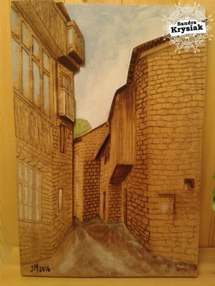 José María. 2016. Relieve tallado en madera de tilo policromadao.