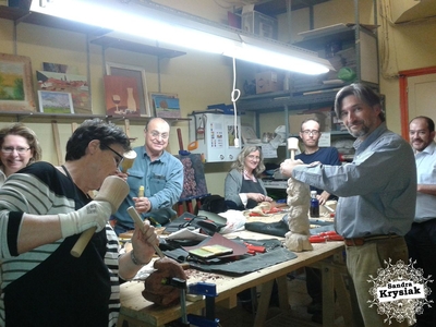 Alumnos en el taller, 2015-01