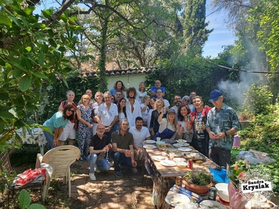 Segunda temporada de asado argentino en la casa de Jams.