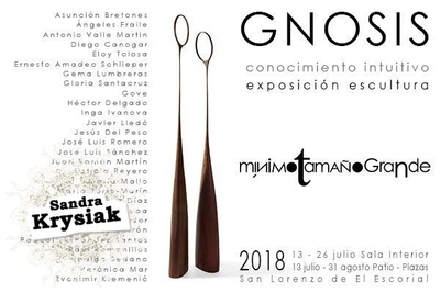 Exposición GNOSIS. Conocimiento intuitivo. MinimoTamañoGrande. Julio 2018.