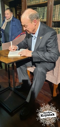 Fuimos a la presentación del libro de mi alumno José Antonio Martínez Soler. Franco para jóvenes.