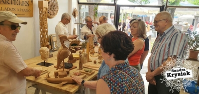 Exposición de los trabajos del año en la Escuela de Talla y Escultura en Madera Sandra Krysiak. Guadarrama 1.
