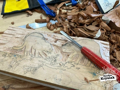 Inicio de relieve. Anne.