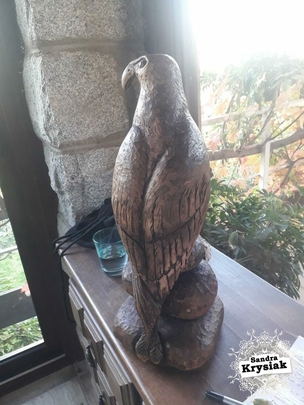 Escultura de águila. José María.